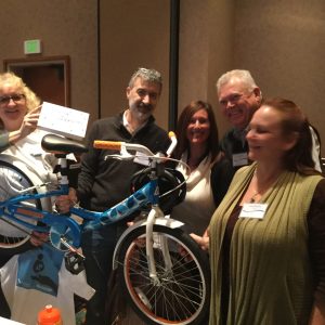 Team #4 was one of the first to complete the bike they build for Nakayla